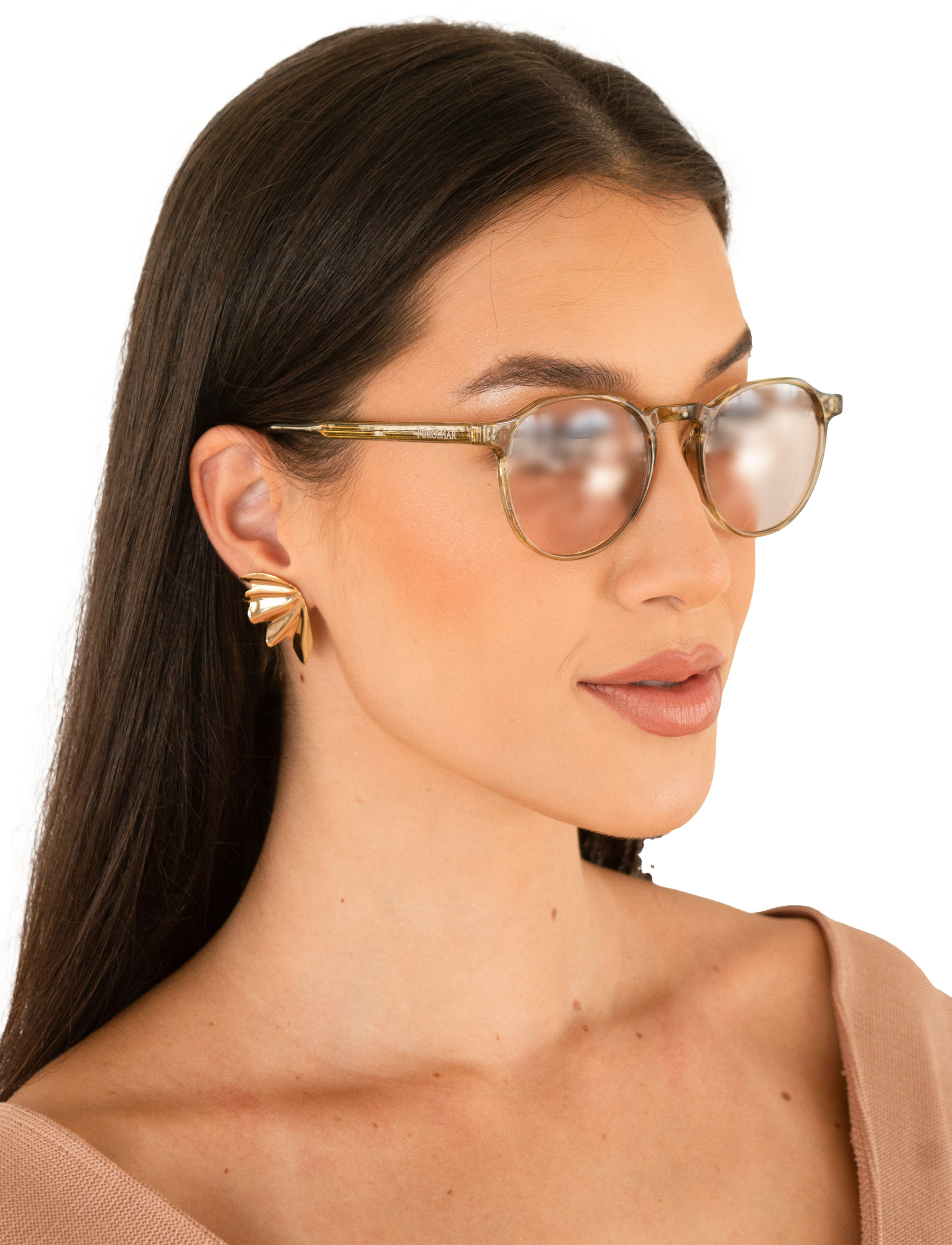 Óculos Solar Sicilia Verde Cristal - Eleganzia - Proteção UV400